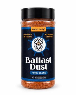Captain Spice Co. Ballast Dust Pork Blend, 10 oz seasoning jar