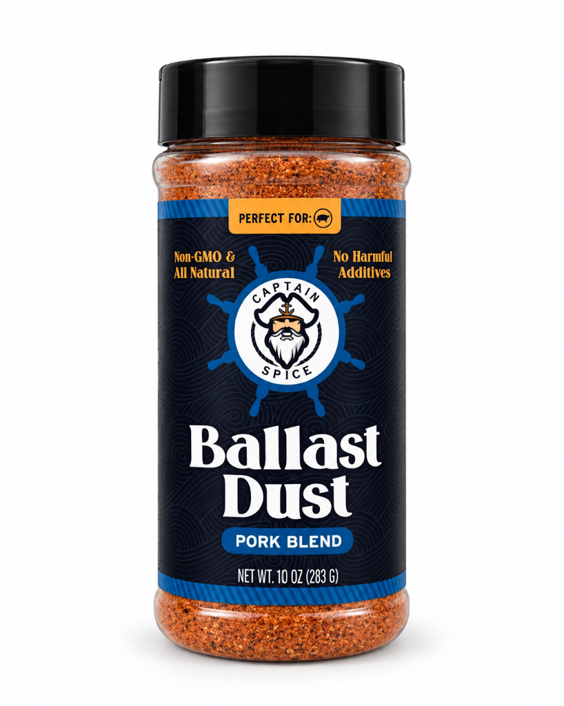 Ballast Dust Pork Blend, 10 oz seasoning jar